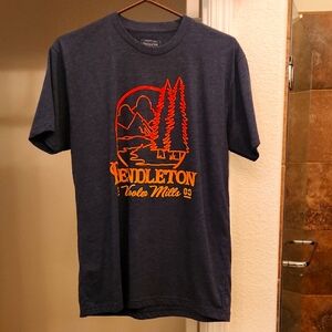 Pendleton Men's Blue Graphic T-Shirt